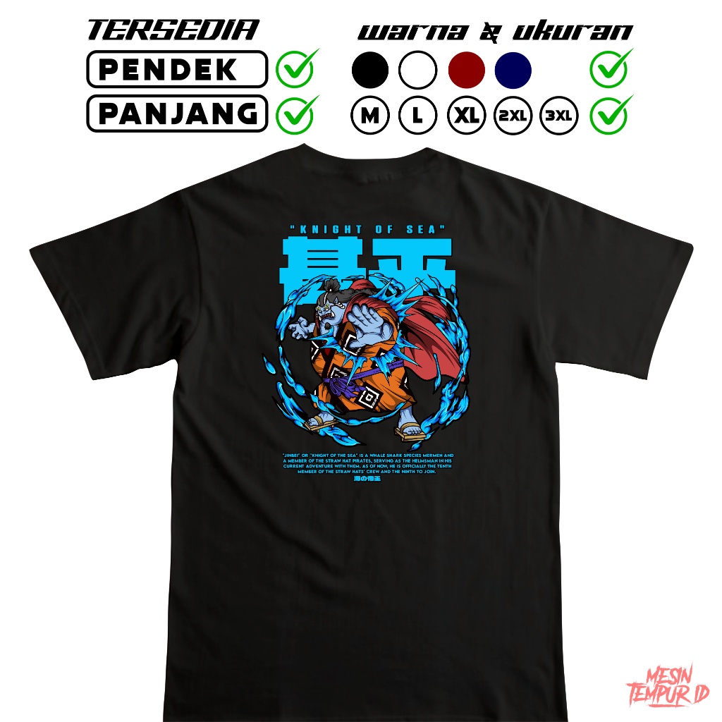 kaos one piece jinbe