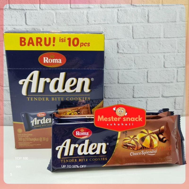 

Roma Arden Choco Splendid 30 gram (1 pack isi 10 pcs)