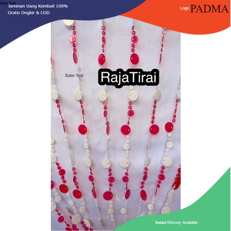 PADMA- TIRAI MANIK KOIN GRADASI/TIRAI MOTE/TIRAI MANIK/ TIRAI MUTE/TIRAI PINTU PADMA