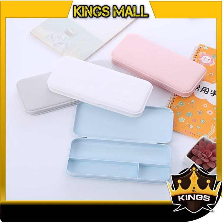 

KINGS - S5983 Tempat Pensil / Kotak Pensil Multifungsi Minimalis / Kotak Alat Tulis Portabel / Tempat Pensil Perlengkapan Sekolah