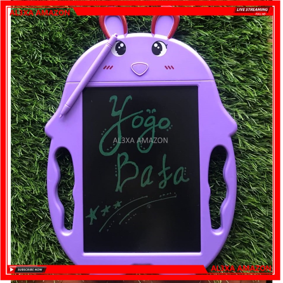 

IPAD Cartoon LCD Drawing Board Yogo Bata Mainan Papan Tulis Anak Bisa Dihapus