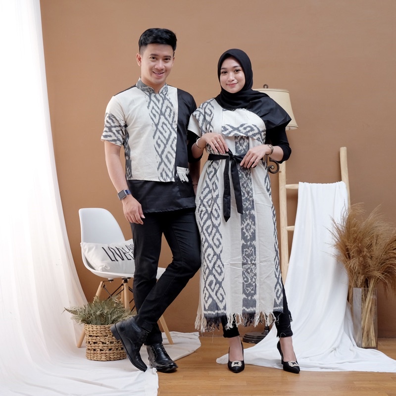 COUPLE TENUN AURORA IVORY PUTIH KEISHAN.ID