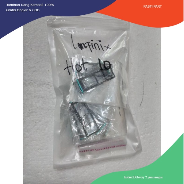sim tray slot sim infinix hot 10