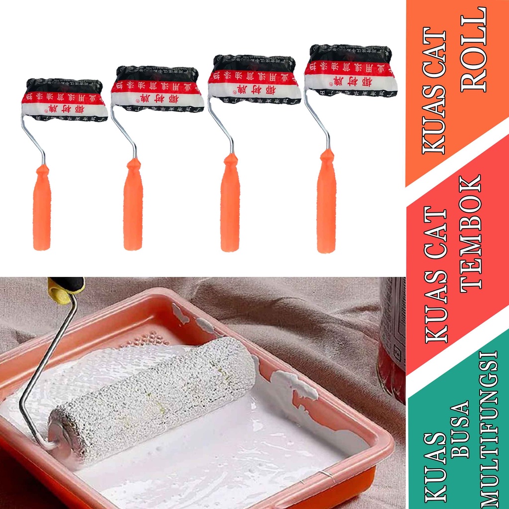 Kuas Cat Tembok - Kuas Cat Roll - Kuas Cat Busa