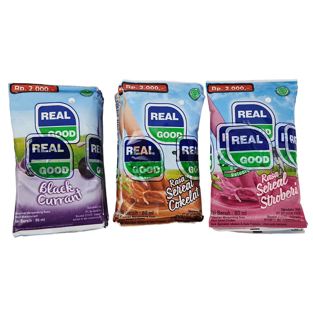 

Real Good PACK Bantal Susu UHT - Netto 80ml x 5 pcs.