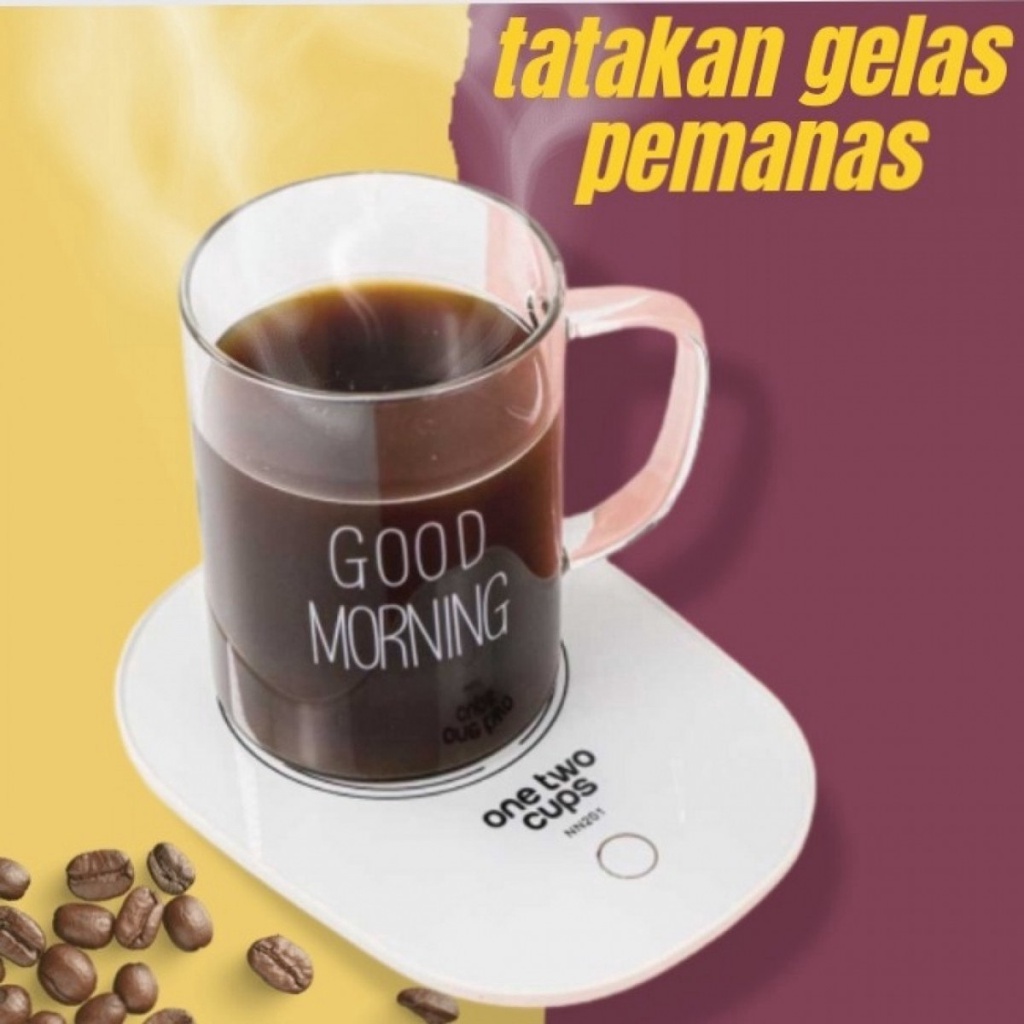 Tatakan Pemanas Elektrik Penghangat Gelas Cangkir Mug