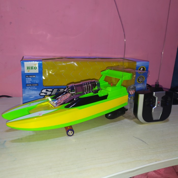 ✨COD✨ -Racing boat mainan kapal perahu remote control