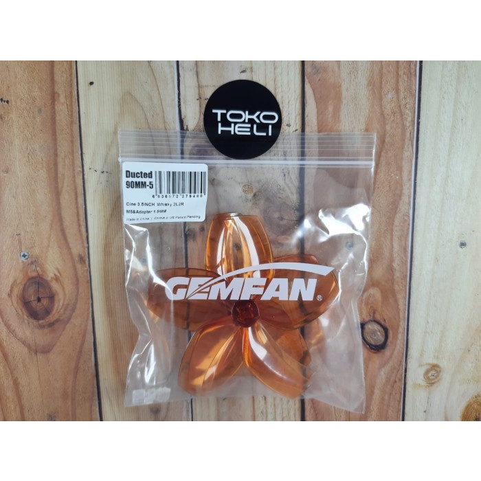 SALE Gemfan D90 Ducted 90mm 5 Blades 3.5 Inch Propeller 1.5mm - Whisky Termurah