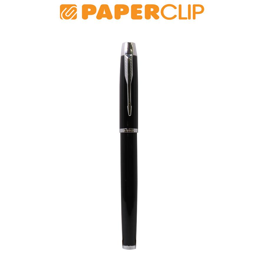 

BALLPOINT PARKER IM LQ BLACK CHROME TRIM ROLLERBALL M