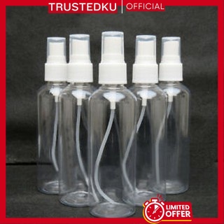 Botol Spray semprot 5ml 10ml 20ml 30ml 50ml 75ml 100ml Wadah kosong isi ulang Minyak Wangi Kispray H