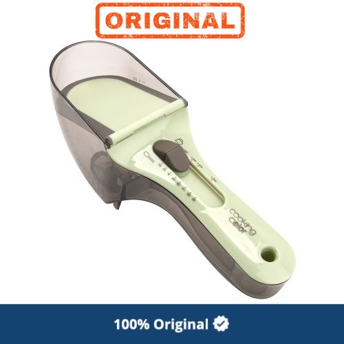 Cooking Color Prun Sendok Takar Adjustable - Hijau Mint