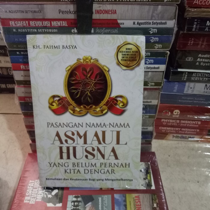 ORI BUKU PASANGAN NAMA-NAMA ASMAUL HUSNA. PLUS VCD