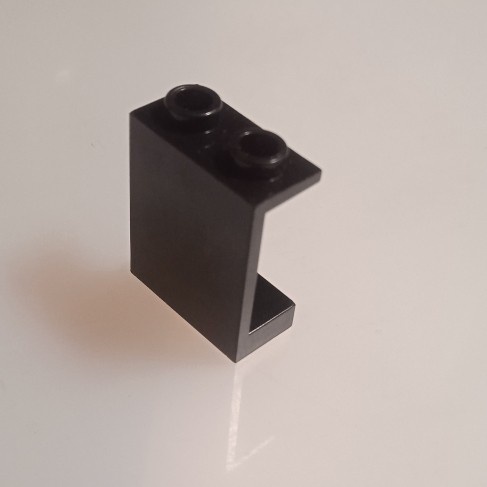 PROMO Lego 6864b part Panel 1 x 2 x 2 - Hollow Studs - Hitam