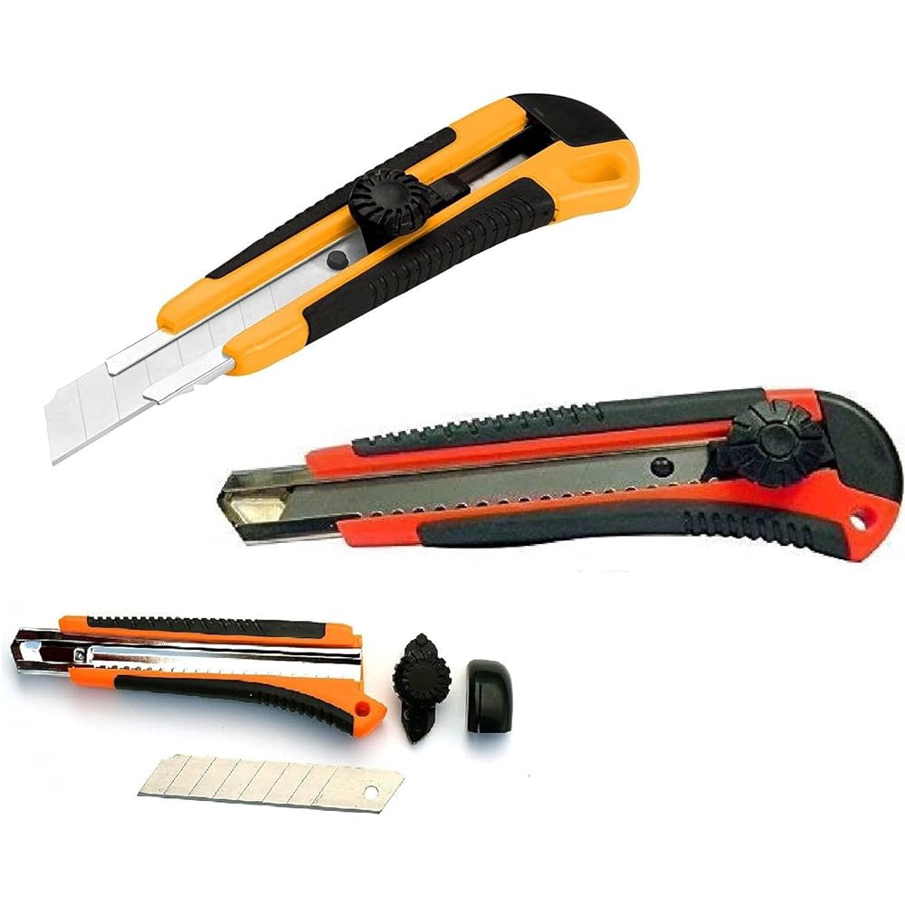 

SBJAYA99 - ZZ ONE CUTTER KNIFE 18mm & CUTTER BLADES 18x100mm / ISI CUTTER BESAR