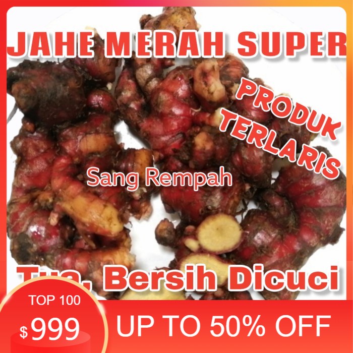 

new PROMO!!! Jahe Merah Super Segar 1KG