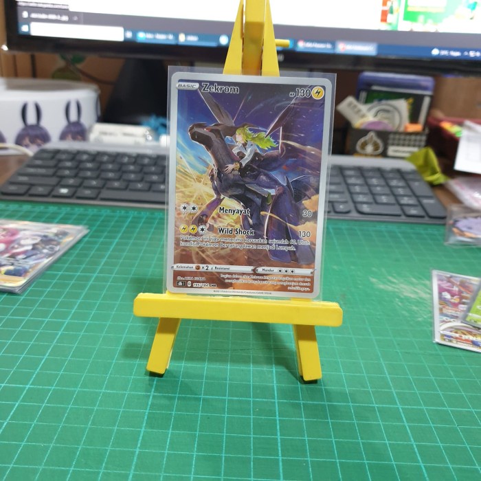 Kartu Pokemon Indonesia - V max Klimaks - Zekrom CHR