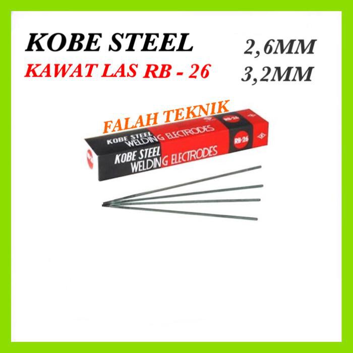 BA56RF Kawat las RB-26 2,6 dan 3,2 / Kawat las kobe / Kawat las welding electrodes