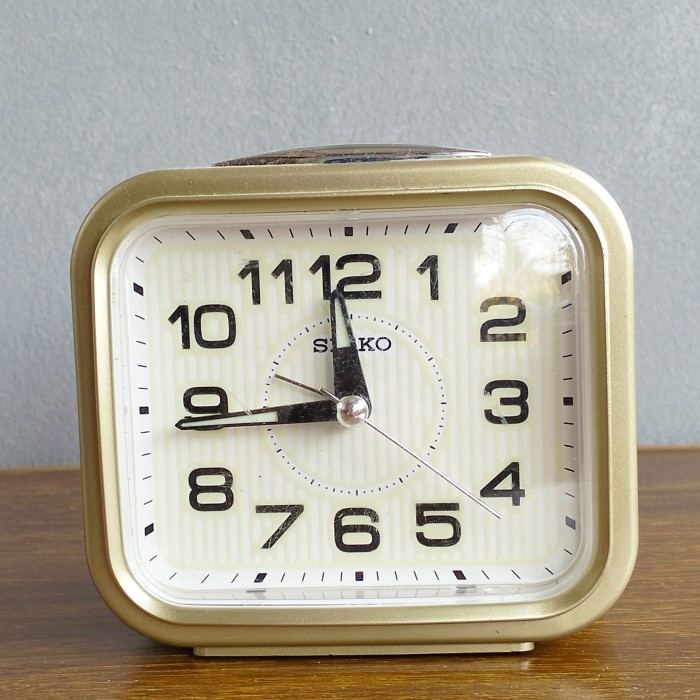 Jam Meja Seiko Alarm - Bekas Untest