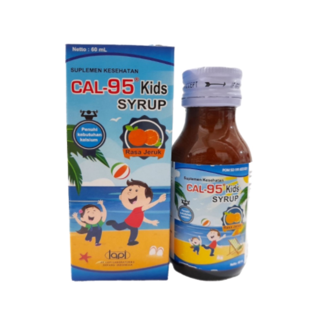 CAL 95 KIDS SIRUP 60 ML Vitamin Kalsium Untuk Anak