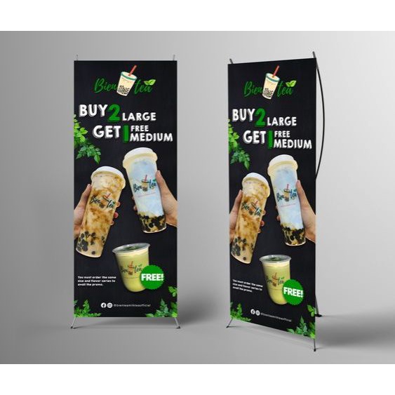 

CETAK X BANNER + STAND UK 60X160CM MENU MAKANAN PERNIKAHAN CUSTOM FREE DESIGN PROMO COD GRATIS ONGKIR
