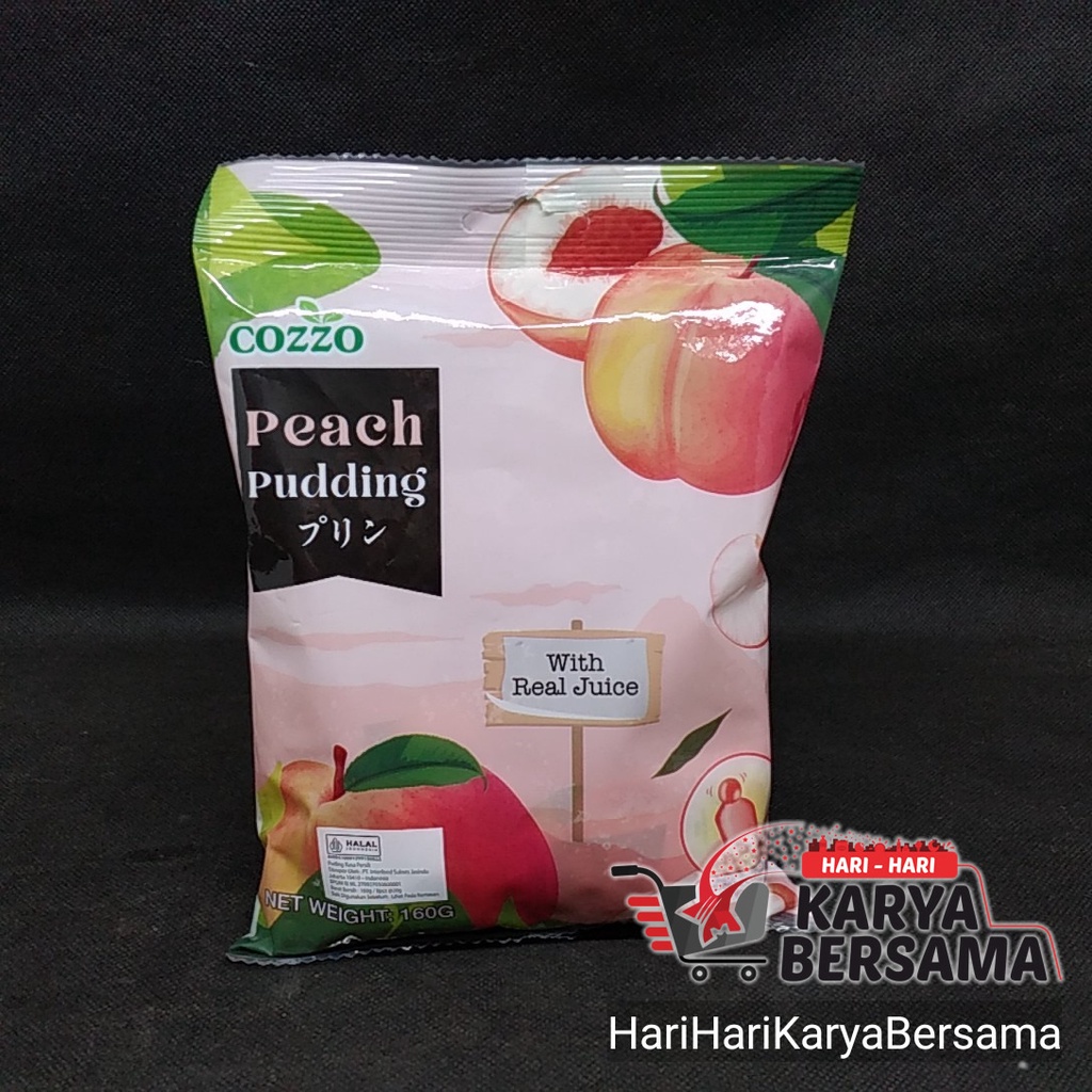 

COZZO PUDDING PEACH FLAVOURED 160GR