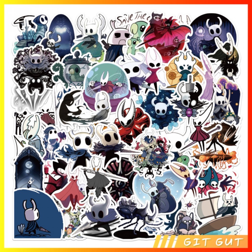 

Sticker Pack Stiker Vinyl 50 pcs Hollow Knight Game