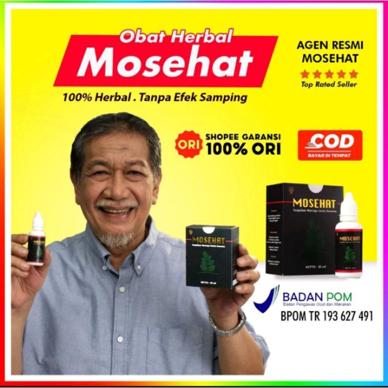 

MOSEHAT Obat Herbal Ampuh Alami 100% Original BPOM Berkhasiat Daun Kelor