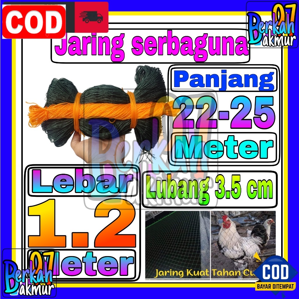 Jaring Ayam 1,2 Meter Jaring Pagar Ayam Kandang jaring tanaman jaring kandang hewan jaring serbaguna