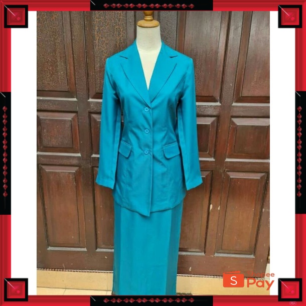 12.12 SERAGAM SALE / Seragam PKK Warna biru tosca || Blazer PKK biru tosca