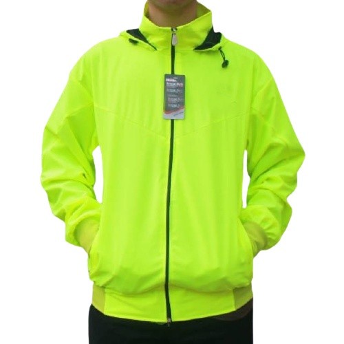 ✨MURAH✨ -Jaket Parasut Pria Windrunner Polos Hitam M-XXL Jaket Parasit Murah - Hitam,M