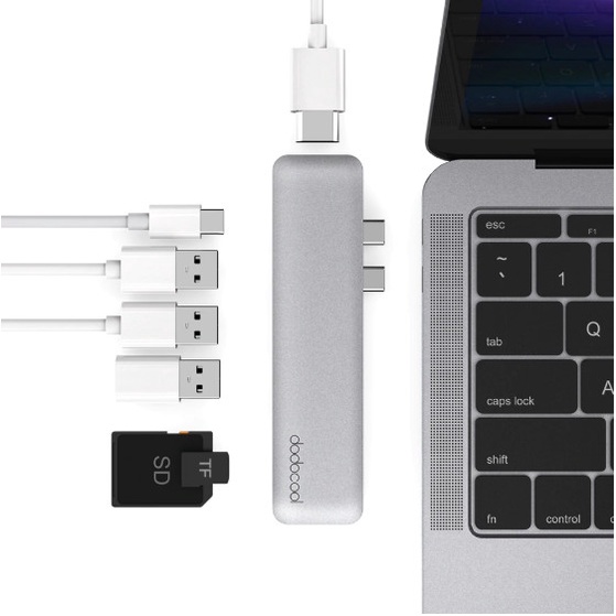 Dodocool Macbook Pro USB C Hub 7 in 1 DC53 Hyperdrive