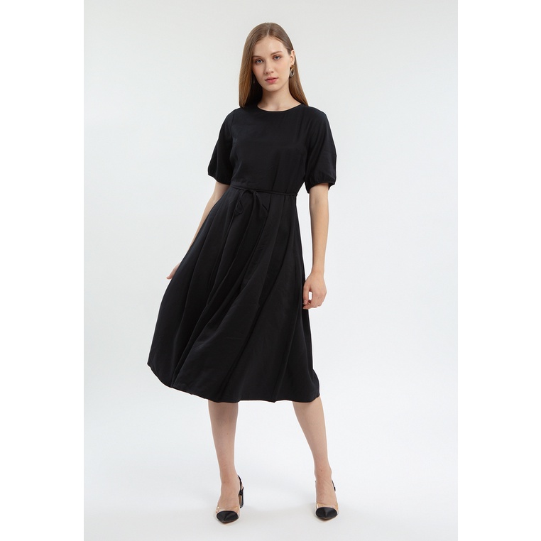 Minimal Trinna Dress Jet Black
