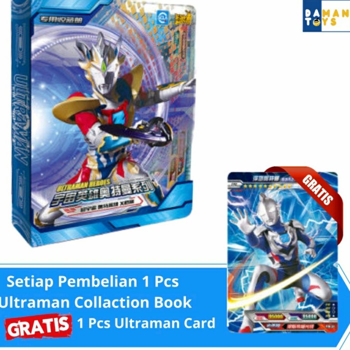 [[ WSH - BEST SELLER ]] Album Kartu Ultraman Zero Buku Kolesksi Mainan Kartu Ultraman Z Ribut - Ultr