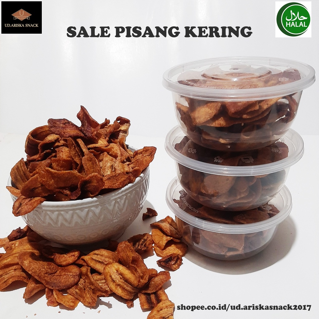 

Pisang Sale Kering 250 gram Sale Pisang Kering Snack Kiloan Sale Pisang Kering ASG