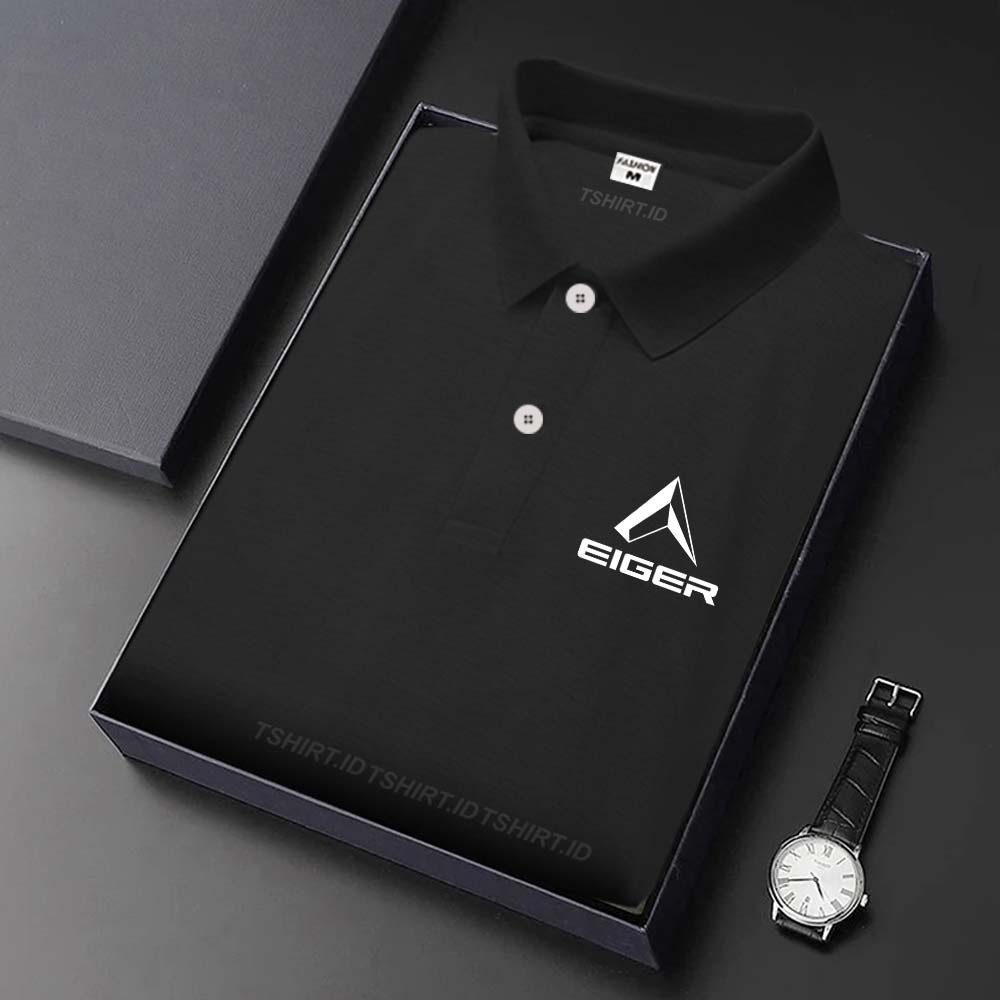 Bisa Cod  Polo Shirt Motif Eg / Polo Shirt Pria / Kaos Kerah Pria / Kaos Polo / Tshirt Pria | Putih