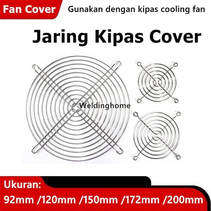 5PCS Grill Fan Cover Grill Kipas Kawat Metal Grill Besi Jaring cooling fan