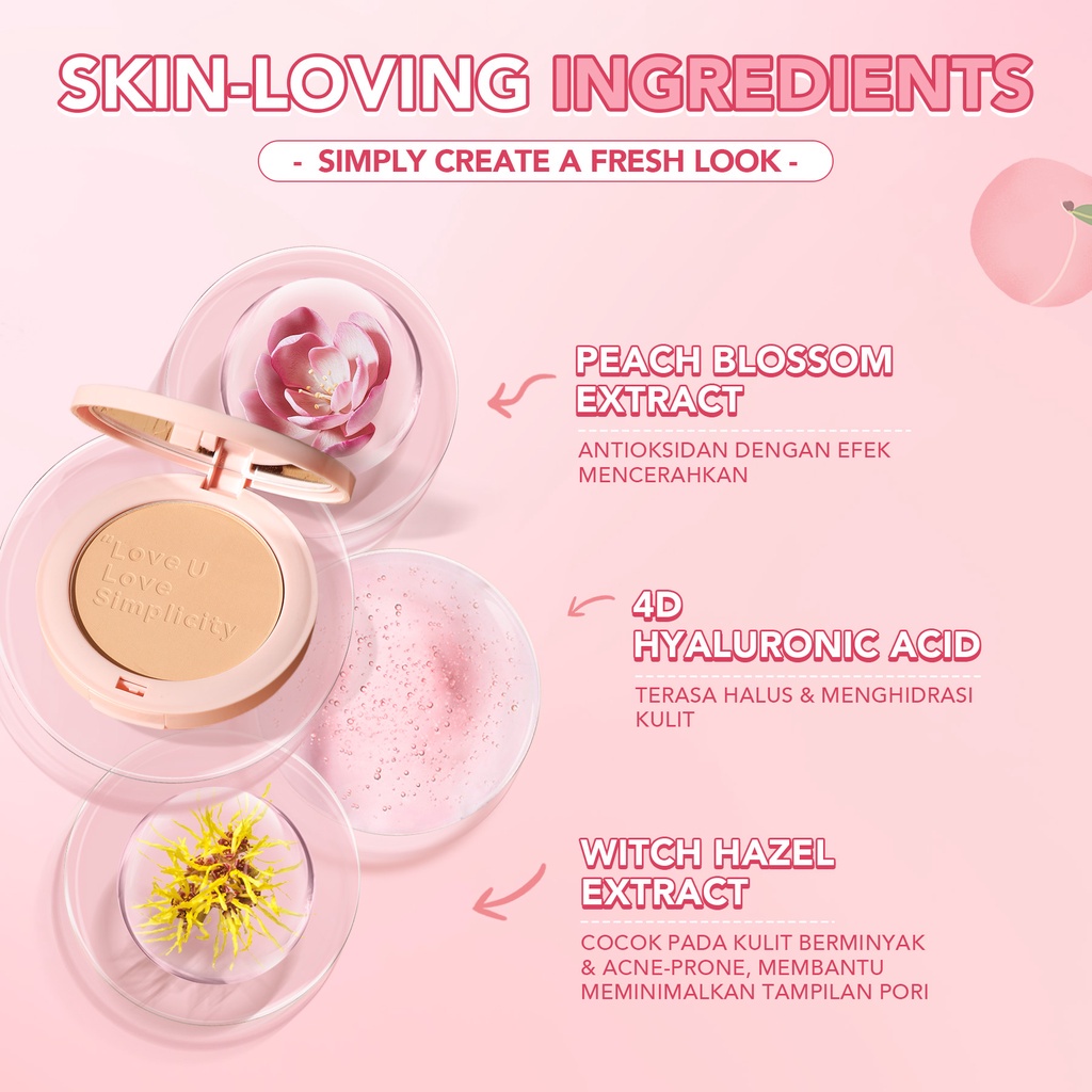 [NEW] YOU Simplicity Flawless Compact Powder - Bedak Padat Original BPOM by Y.O.U Makeup