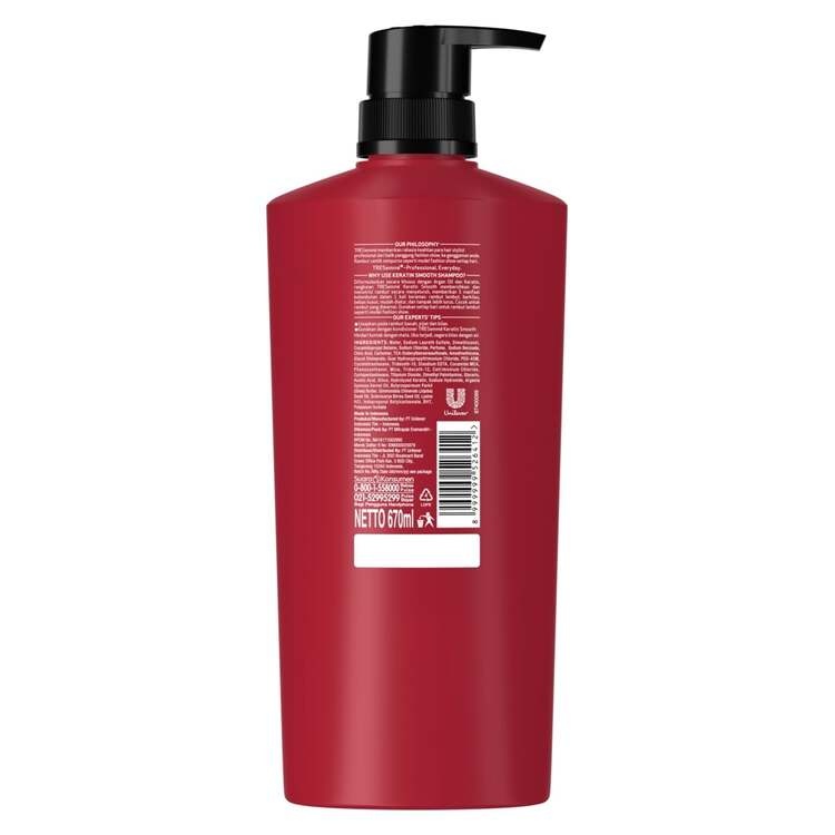 TRESEMME SHAMPOO KERATIN SMOOTH Rambut Lembut 48 Jam* with Hydrolyzed Keratin 670ML x2-2