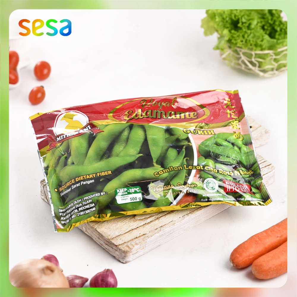

Kacang Edamame Gurih Beku 500 g