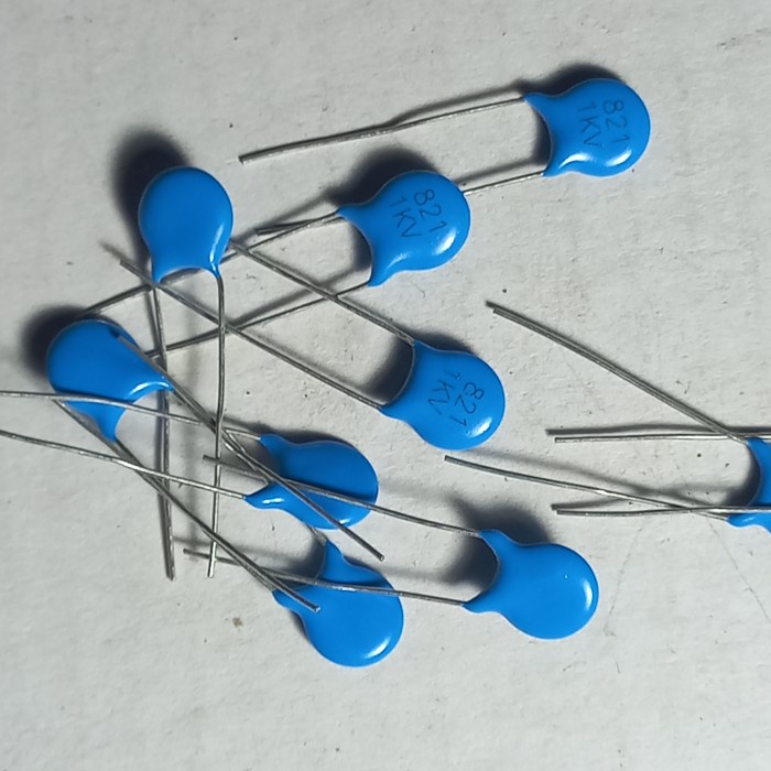 kapasitor 820pf 1KV 820p 820 pf 1000v 821 capasitor capacitor keramik keramic