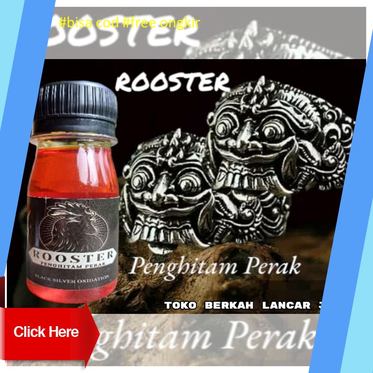 

ROOSTER Penghitam Perak Penghitam perak / black oxidation logam perak / oksidasi / oxidation 10ml