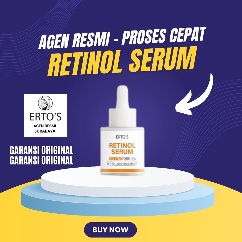 [PROMO] ERTOS RETINOL SERUM UNTUK NODA HITAM, BEKAS JERAWAT, DAN KERUTAN ORIGINAL