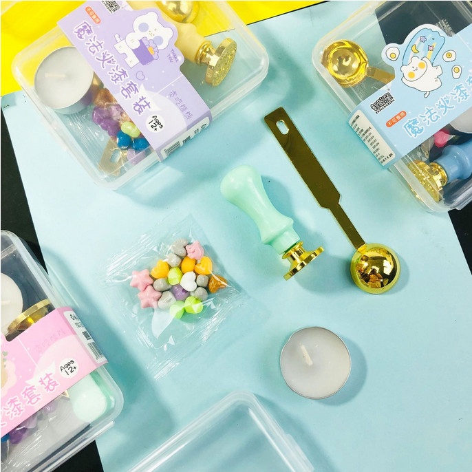 

Wax Seal Stamp Set Retro Stempel Sealing Lilin Segel 922-79