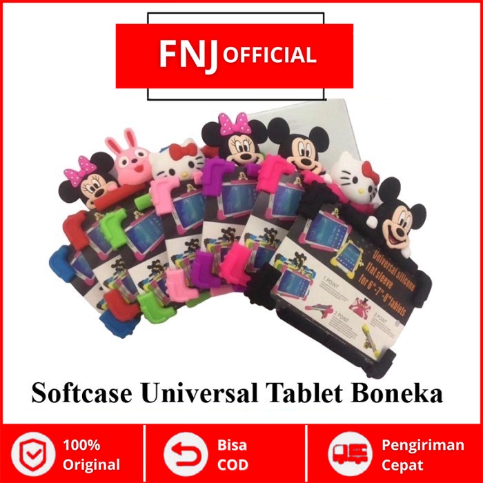 [Samsung Galaxy Tab Huawei Advan Ipad] Softcase Universal Tablet Boneka Bisa Untuk Semua Type Tab/Ip