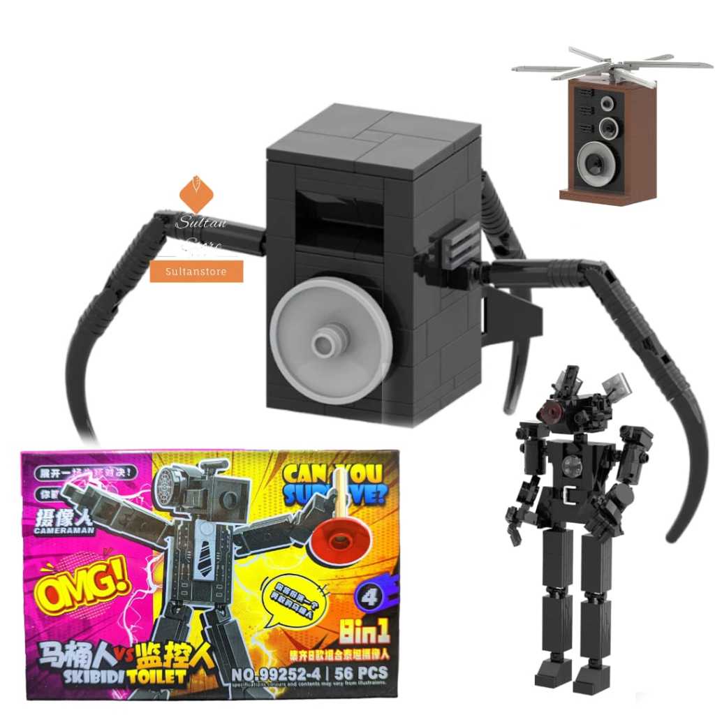 new skibidi lego Skibidi Toilet Audio Man Monitor Titan speakerman lego