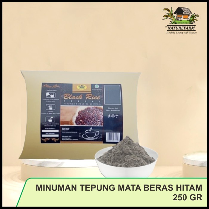 

LG80 MINUMAN TEPUNG BERAS HITAM NATURE FARM (NATUREFARM)