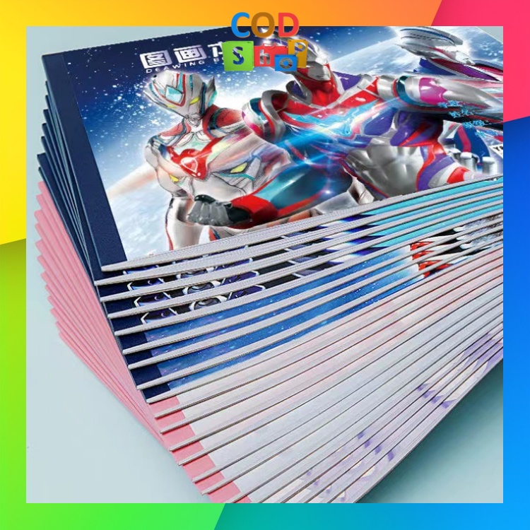 

COD - S6116 Drawing Book Tebal Tidak Tembus / Buku Gambar Lukisan Kertas / Painting Book Motif Karakter / Buku Gambar Karakter