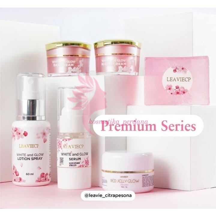 LEAVIE CP WHITE & GLOW cream wajah paket ORIGINAL