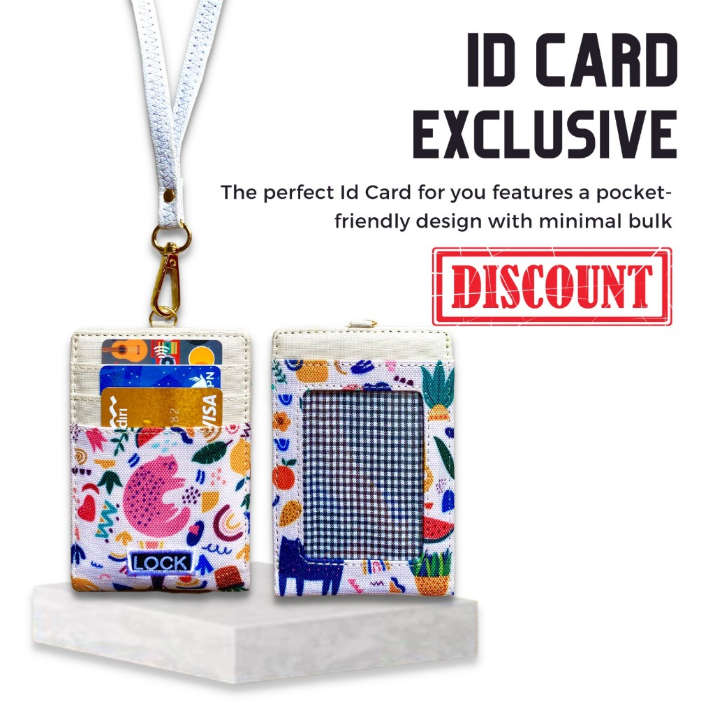 

Gantungan Id Card Pria Wanita Dompet Lanyard Dompet Name Tag LST055