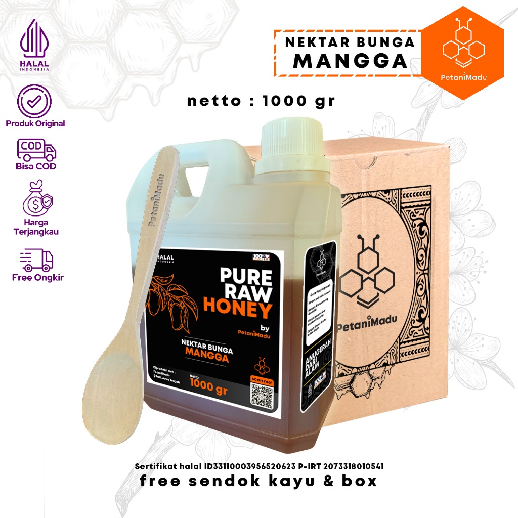 

Madu Nektar Mangga Murni 100% Original